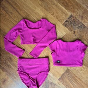 Tiger Friday, ribbed 3 piece dance set